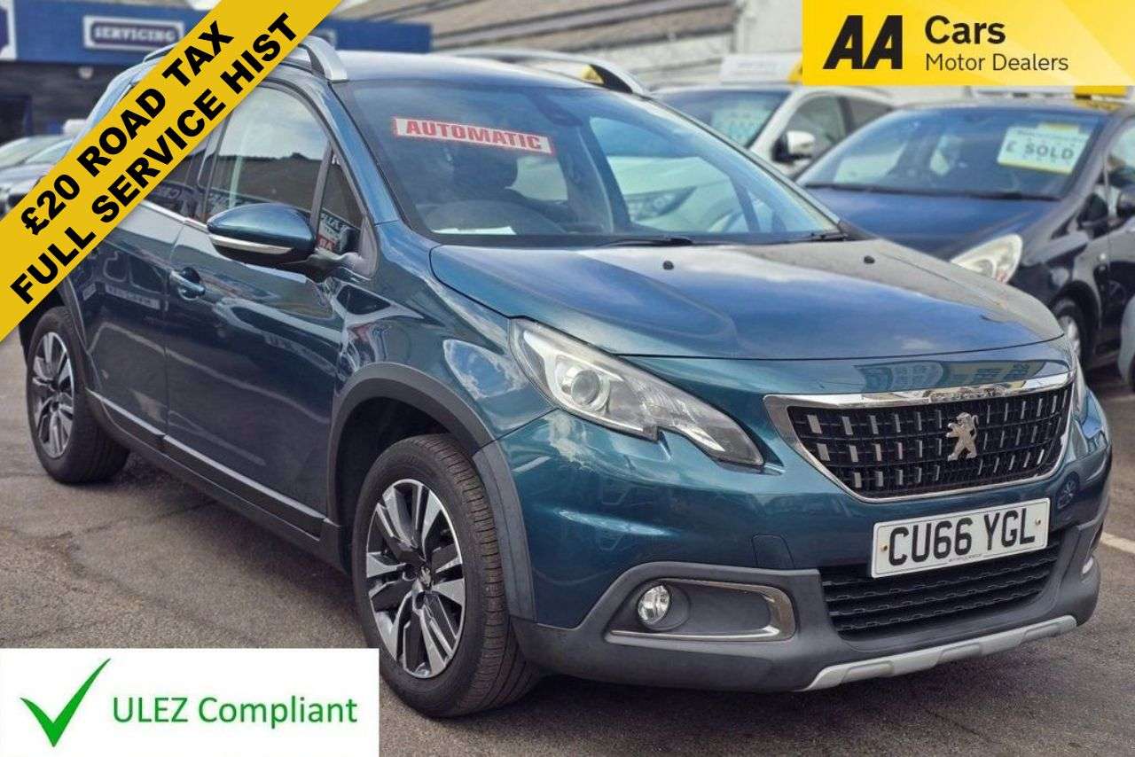 A 2016 PEUGEOT 2008 AUTOMATIC 1.2 PureTech Allure SUV 5dr Petrol ETG Euro 6 (s/s) (82 ps) HALF A 2016 PEUGEOT 2008 AUTOMATIC 1.2 PureTech Allure SUV 5dr Petrol ETG Euro 6 (s/s) (82 ps) HALF