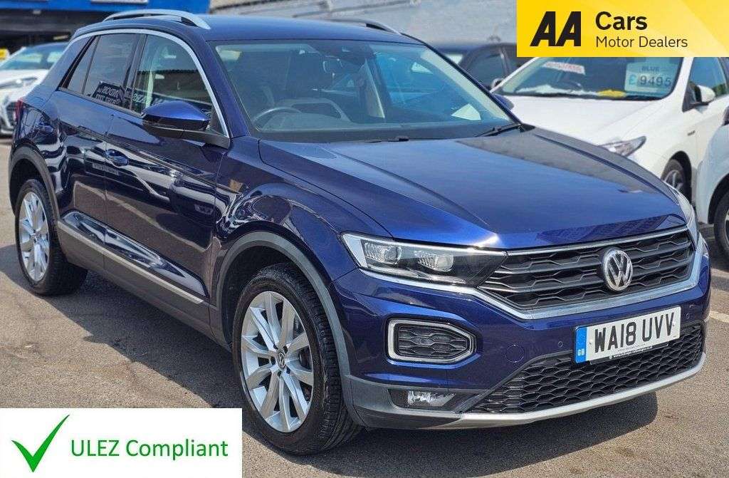 A 2018 VOLKSWAGEN T-ROC 1.5 TSI EVO SEL SUV 5dr Petrol Manual Euro 6 (s/s) (150 ps) APPLE CAR PLAY, A 2018 VOLKSWAGEN T-ROC 1.5 TSI EVO SEL SUV 5dr Petrol Manual Euro 6 (s/s) (150 ps) APPLE CAR PLAY,