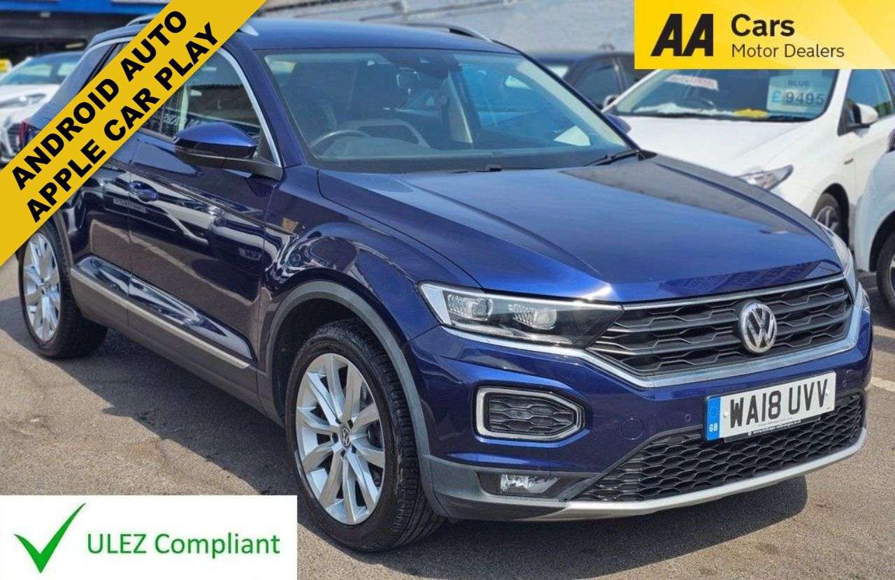 A 2018 VOLKSWAGEN T-ROC 1.5 TSI EVO SEL SUV 5dr Petrol Manual Euro 6 (s/s) (150 ps) APPLE CAR PLAY, A 2018 VOLKSWAGEN T-ROC 1.5 TSI EVO SEL SUV 5dr Petrol Manual Euro 6 (s/s) (150 ps) APPLE CAR PLAY,