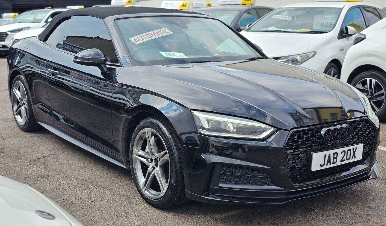A 2017 AUDI A5 CABRIOLET AUTOMATIC 2.0 TFSI S line Convertible 2dr Petrol S Tronic quattro Euro 6 (s A 2017 AUDI A5 CABRIOLET AUTOMATIC 2.0 TFSI S line Convertible 2dr Petrol S Tronic quattro Euro 6 (s