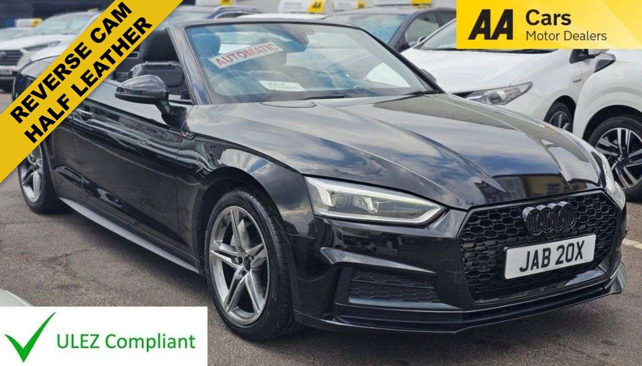 A 2017 AUDI A5 CABRIOLET AUTOMATIC 2.0 TFSI S line Convertible 2dr Petrol S Tronic quattro Euro 6 (s A 2017 AUDI A5 CABRIOLET AUTOMATIC 2.0 TFSI S line Convertible 2dr Petrol S Tronic quattro Euro 6 (s