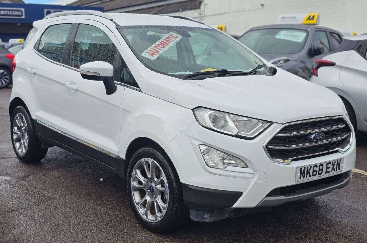 A 2018 FORD ECOSPORT AUTOMATIC 1.0T EcoBoost Titanium SUV 5dr Petrol Auto Euro 6 (s/s) (125 ps) A 2018 FORD ECOSPORT AUTOMATIC 1.0T EcoBoost Titanium SUV 5dr Petrol Auto Euro 6 (s/s) (125 ps)