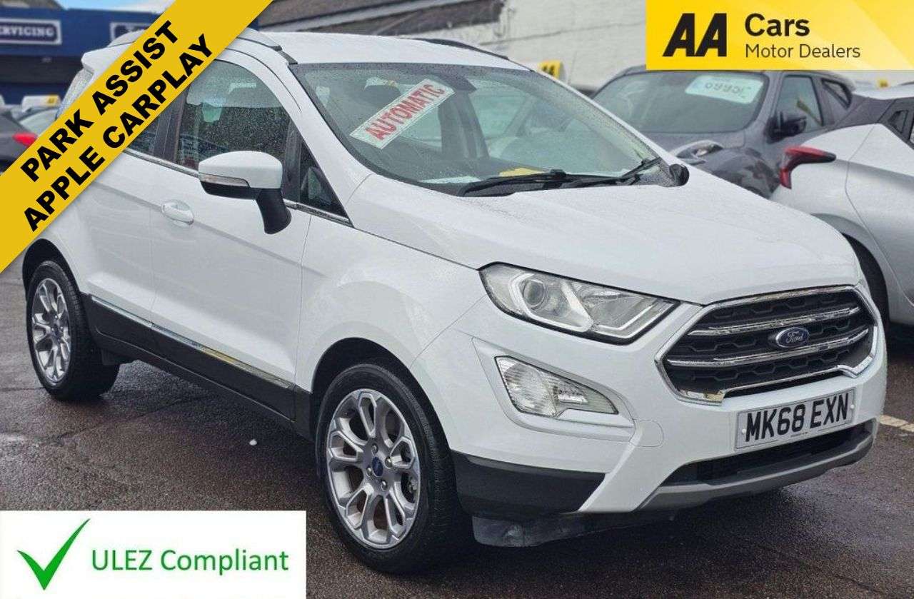 A 2018 FORD ECOSPORT AUTOMATIC 1.0T EcoBoost Titanium SUV 5dr Petrol Auto Euro 6 (s/s) (125 ps) A 2018 FORD ECOSPORT AUTOMATIC 1.0T EcoBoost Titanium SUV 5dr Petrol Auto Euro 6 (s/s) (125 ps)
