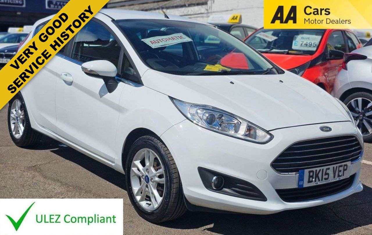 A 2015 FORD FIESTA AUTOMATIC 1.6 Zetec Hatchback 5dr Petrol Powershift Euro 6 (105 ps) VERY GO A 2015 FORD FIESTA AUTOMATIC 1.6 Zetec Hatchback 5dr Petrol Powershift Euro 6 (105 ps) VERY GO