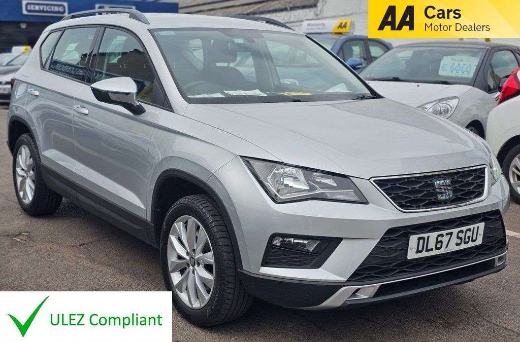 A 2018 SEAT ATECA 1.4 EcoTSI SE SUV 5dr Petrol Manual Euro 6 (s/s) (150 ps) MOT 05.01.2027 ON A 2018 SEAT ATECA 1.4 EcoTSI SE SUV 5dr Petrol Manual Euro 6 (s/s) (150 ps) MOT 05.01.2027 ON