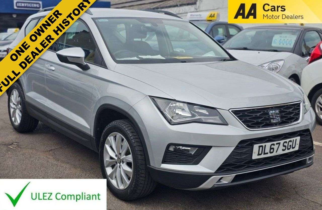 A 2018 SEAT ATECA 1.4 EcoTSI SE SUV 5dr Petrol Manual Euro 6 (s/s) (150 ps) MOT 05.01.2027 ON A 2018 SEAT ATECA 1.4 EcoTSI SE SUV 5dr Petrol Manual Euro 6 (s/s) (150 ps) MOT 05.01.2027 ON