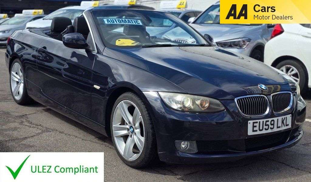 A 2009 BMW 3 SERIES 3.0 325i SE Highline Convertible 2dr Petrol Steptronic Euro 5 (218 ps) BLAC A 2009 BMW 3 SERIES 3.0 325i SE Highline Convertible 2dr Petrol Steptronic Euro 5 (218 ps) BLAC