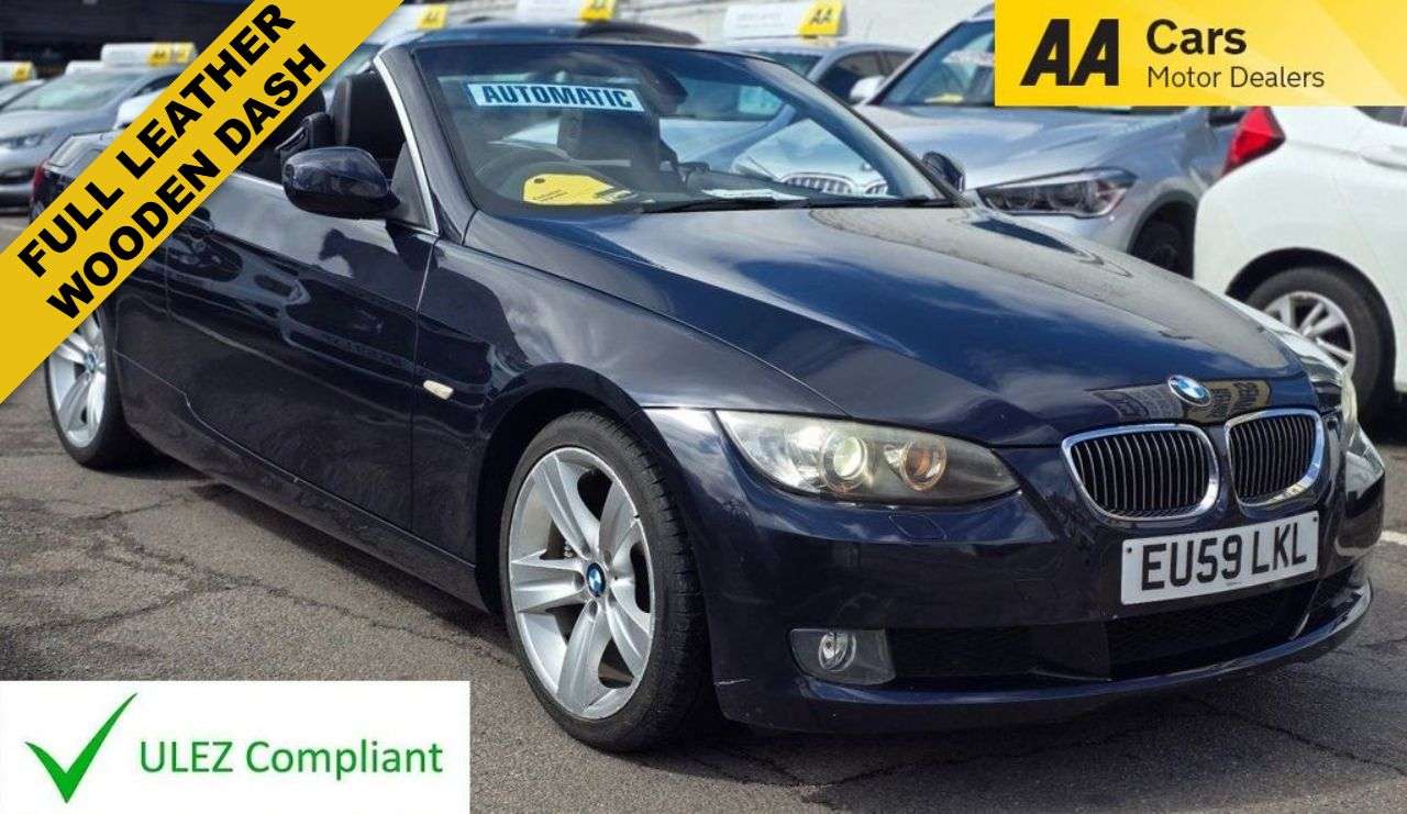 A 2009 BMW 3 SERIES 3.0 325i SE Highline Convertible 2dr Petrol Steptronic Euro 5 (218 ps) BLAC A 2009 BMW 3 SERIES 3.0 325i SE Highline Convertible 2dr Petrol Steptronic Euro 5 (218 ps) BLAC