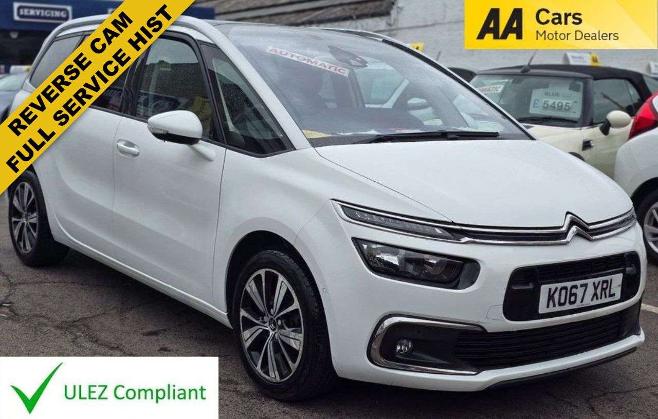 A 2018 CITROEN GRAND C4 PICASSO 1.2 AUTOMATIC PureTech Feel MPV 5dr Petrol EAT6 Euro 6 (s/s) (130 ps) MOT 3 A 2018 CITROEN GRAND C4 PICASSO 1.2 AUTOMATIC PureTech Feel MPV 5dr Petrol EAT6 Euro 6 (s/s) (130 ps) MOT 3
