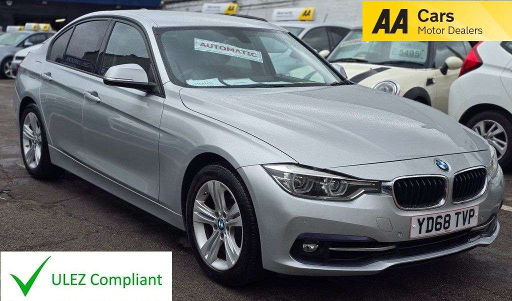 A 2018 BMW 3 SERIES 1.5 318i Sport Saloon 4dr Petrol Auto Euro 6 (s/s) (136 ps) FRONT/REAR SENS A 2018 BMW 3 SERIES 1.5 318i Sport Saloon 4dr Petrol Auto Euro 6 (s/s) (136 ps) FRONT/REAR SENS