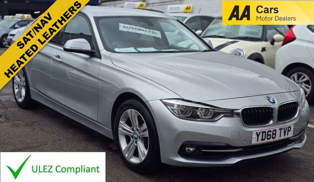 A 2018 BMW 3 SERIES 1.5 318i Sport Saloon 4dr Petrol Auto Euro 6 (s/s) (136 ps) FRONT/REAR SENS A 2018 BMW 3 SERIES 1.5 318i Sport Saloon 4dr Petrol Auto Euro 6 (s/s) (136 ps) FRONT/REAR SENS