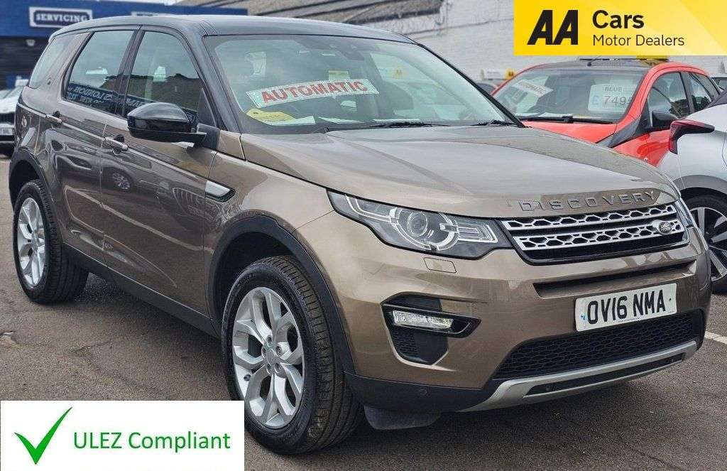 A 2016 LAND ROVER DISCOVERY SPORT AUTOMATIC 7 SEATER 2.0 TD4 HSE SUV 5dr Diesel Auto 4WD Euro 6 (s/s) (180 ps A 2016 LAND ROVER DISCOVERY SPORT AUTOMATIC 7 SEATER 2.0 TD4 HSE SUV 5dr Diesel Auto 4WD Euro 6 (s/s) (180 ps