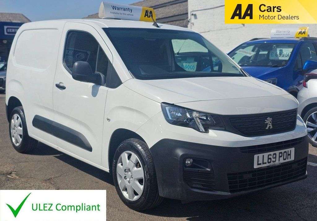 A 2019 PEUGEOT PARTNER 1.5 BlueHDi 1000 Professional Standard Panel Van 5dr Diesel Manual SWB Euro A 2019 PEUGEOT PARTNER 1.5 BlueHDi 1000 Professional Standard Panel Van 5dr Diesel Manual SWB Euro
