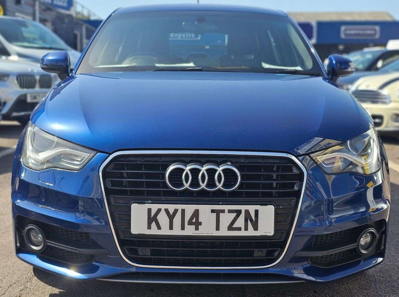 A 2014 AUDI A1 1.4 TFSI CoD S line Sportback 5dr Petrol Manual Euro 5 (s/s) (140 ps) MOT 1 A 2014 AUDI A1 1.4 TFSI CoD S line Sportback 5dr Petrol Manual Euro 5 (s/s) (140 ps) MOT 1