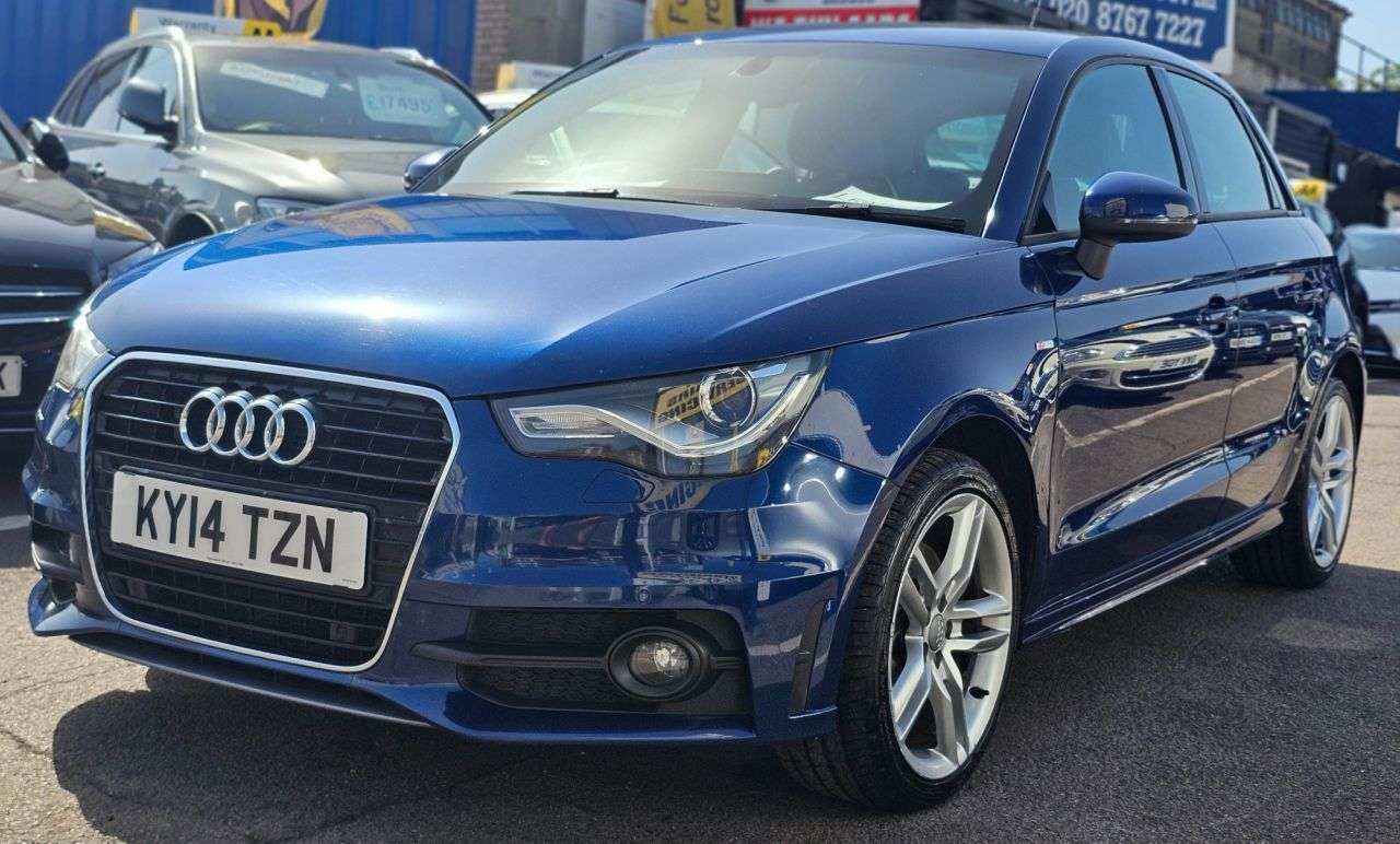 A 2014 AUDI A1 1.4 TFSI CoD S line Sportback 5dr Petrol Manual Euro 5 (s/s) (140 ps) MOT 1 A 2014 AUDI A1 1.4 TFSI CoD S line Sportback 5dr Petrol Manual Euro 5 (s/s) (140 ps) MOT 1