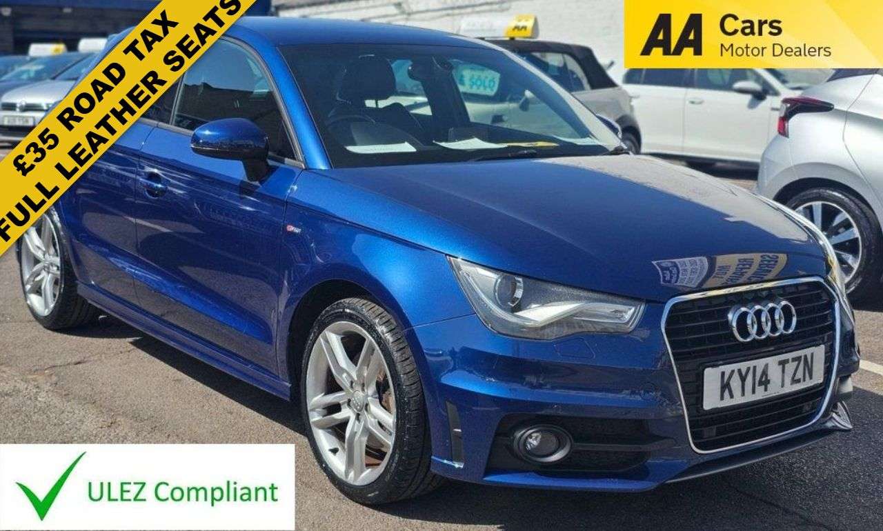 A 2014 AUDI A1 1.4 TFSI CoD S line Sportback 5dr Petrol Manual Euro 5 (s/s) (140 ps) MOT 1 A 2014 AUDI A1 1.4 TFSI CoD S line Sportback 5dr Petrol Manual Euro 5 (s/s) (140 ps) MOT 1