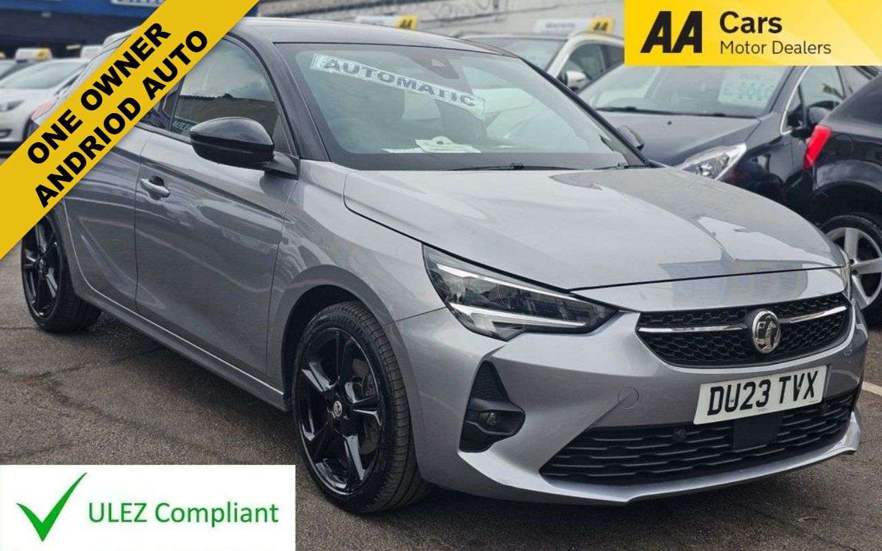 A 2023 VAUXHALL CORSA AUTOMATIC 1.2 Turbo GS Hatchback 5dr Petrol Auto Euro 6 (s/s) (130 ps) ONE A 2023 VAUXHALL CORSA AUTOMATIC 1.2 Turbo GS Hatchback 5dr Petrol Auto Euro 6 (s/s) (130 ps) ONE