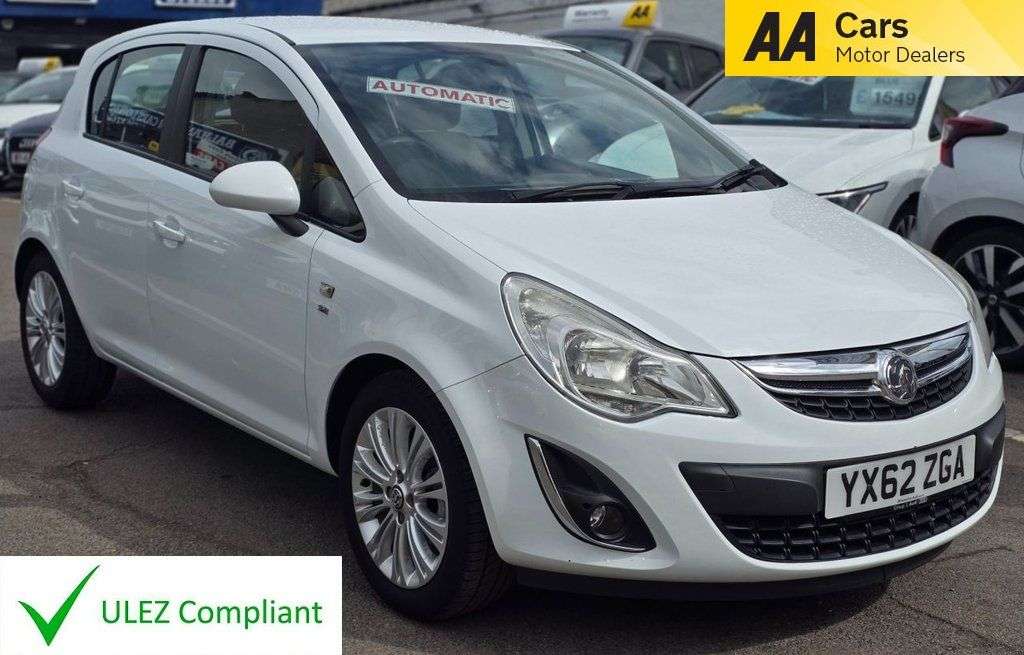 A 2012 VAUXHALL CORSA AUTOMATIC 1.4 16V SE Hatchback 5dr Petrol Auto Euro 5 (100 ps) FULL SERVICE A 2012 VAUXHALL CORSA AUTOMATIC 1.4 16V SE Hatchback 5dr Petrol Auto Euro 5 (100 ps) FULL SERVICE