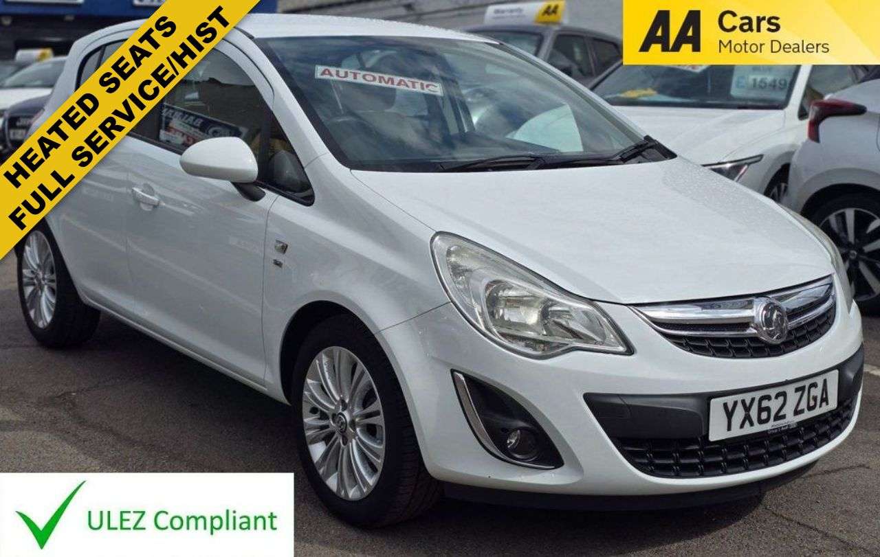 A 2012 VAUXHALL CORSA AUTOMATIC 1.4 16V SE Hatchback 5dr Petrol Auto Euro 5 (100 ps) FULL SERVICE A 2012 VAUXHALL CORSA AUTOMATIC 1.4 16V SE Hatchback 5dr Petrol Auto Euro 5 (100 ps) FULL SERVICE