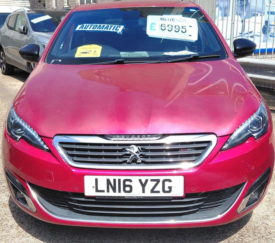 A 2016 PEUGEOT 308 1.2AUTOMATIC PureTech GT Line Hatchback 5dr Petrol EAT Euro 6 (s/s) (130 ps A 2016 PEUGEOT 308 1.2AUTOMATIC PureTech GT Line Hatchback 5dr Petrol EAT Euro 6 (s/s) (130 ps