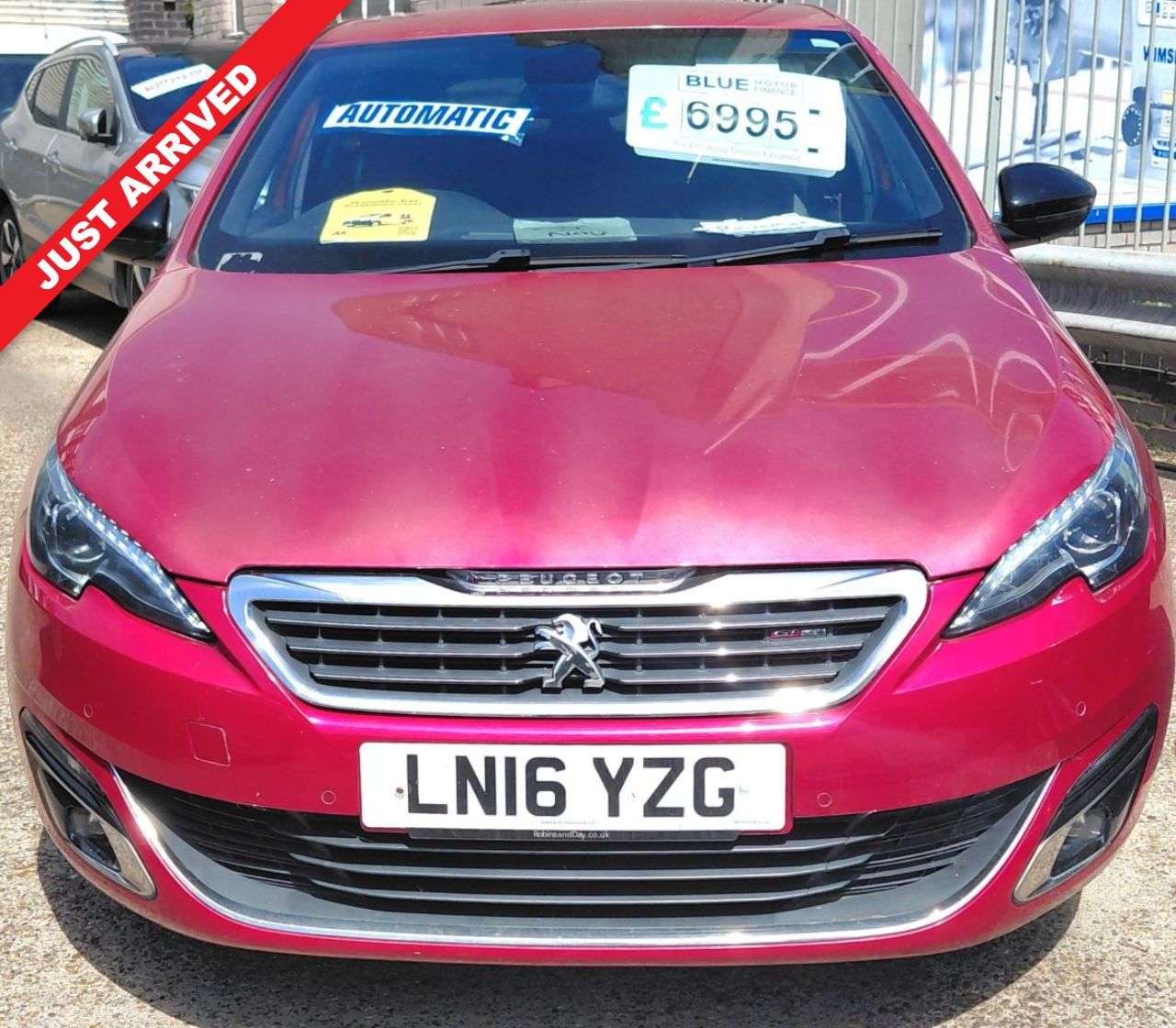 A 2016 PEUGEOT 308 1.2AUTOMATIC PureTech GT Line Hatchback 5dr Petrol EAT Euro 6 (s/s) (130 ps A 2016 PEUGEOT 308 1.2AUTOMATIC PureTech GT Line Hatchback 5dr Petrol EAT Euro 6 (s/s) (130 ps