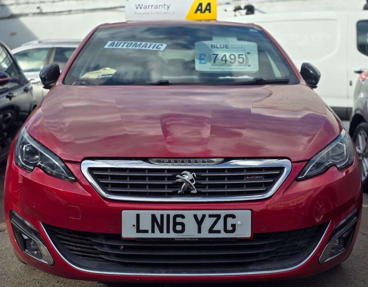 A 2016 PEUGEOT 308 1.2AUTOMATIC PureTech GT Line Hatchback 5dr Petrol EAT Euro 6 (s/s) (130 ps A 2016 PEUGEOT 308 1.2AUTOMATIC PureTech GT Line Hatchback 5dr Petrol EAT Euro 6 (s/s) (130 ps