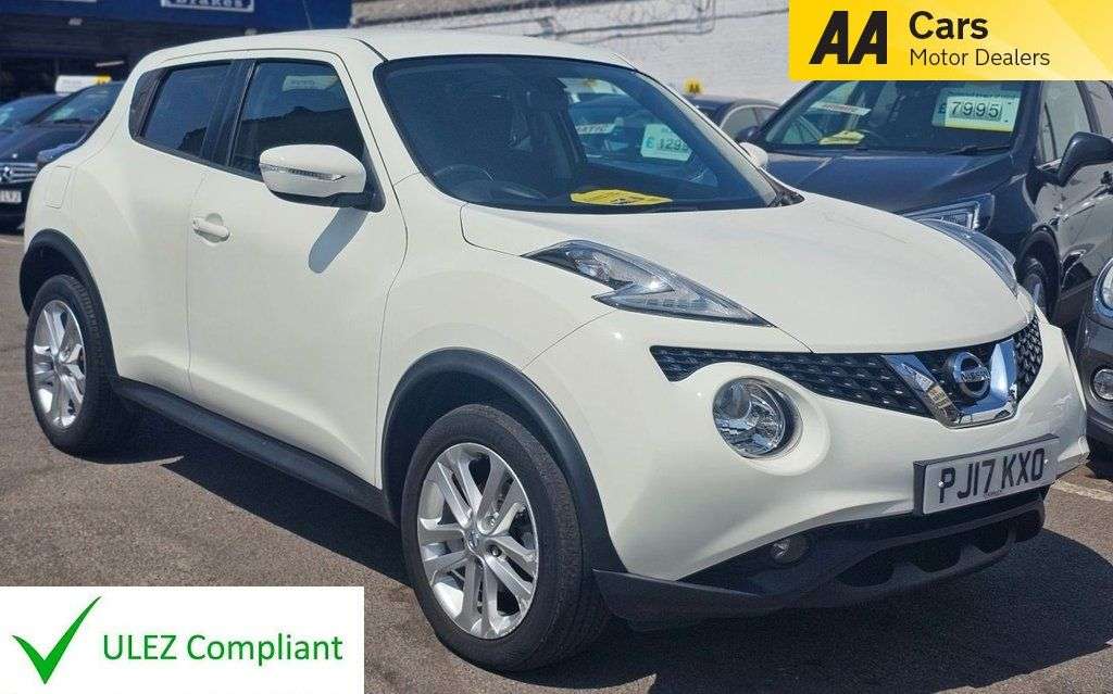 A 2017 NISSAN JUKE 1.2 DIG-T Acenta SUV 5dr Petrol Manual Euro 6 (s/s) (115 ps) CRUISE CONTROL A 2017 NISSAN JUKE 1.2 DIG-T Acenta SUV 5dr Petrol Manual Euro 6 (s/s) (115 ps) CRUISE CONTROL