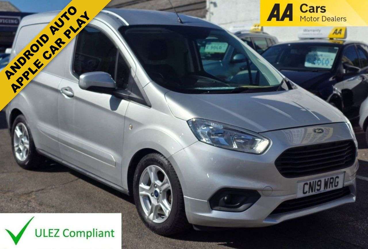 A 2019 FORD TRANSIT COURIER 1.5 TDCi Limited Panel Van 5dr Diesel Manual L1 Euro 6 (100 ps) APPLE CAR P A 2019 FORD TRANSIT COURIER 1.5 TDCi Limited Panel Van 5dr Diesel Manual L1 Euro 6 (100 ps) APPLE CAR P