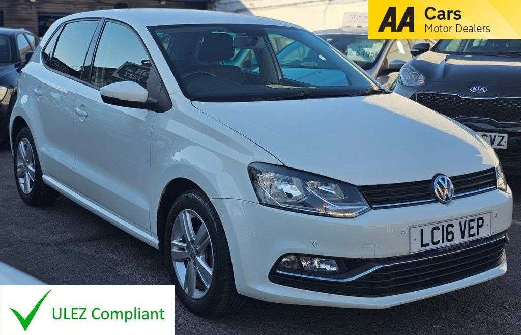 A 2016 VOLKSWAGEN POLO 1.2 TSI BlueMotion Tech Match Hatchback 5dr Petrol Manual Euro 6 (s/s) (90 A 2016 VOLKSWAGEN POLO 1.2 TSI BlueMotion Tech Match Hatchback 5dr Petrol Manual Euro 6 (s/s) (90