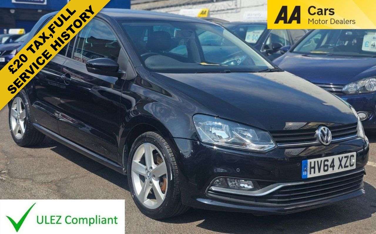 A 2014 VOLKSWAGEN POLO 1.2 TSI BlueMotion Tech SEL Hatchback 5dr Petrol Manual Euro 6 (s/s) (110 p A 2014 VOLKSWAGEN POLO 1.2 TSI BlueMotion Tech SEL Hatchback 5dr Petrol Manual Euro 6 (s/s) (110 p