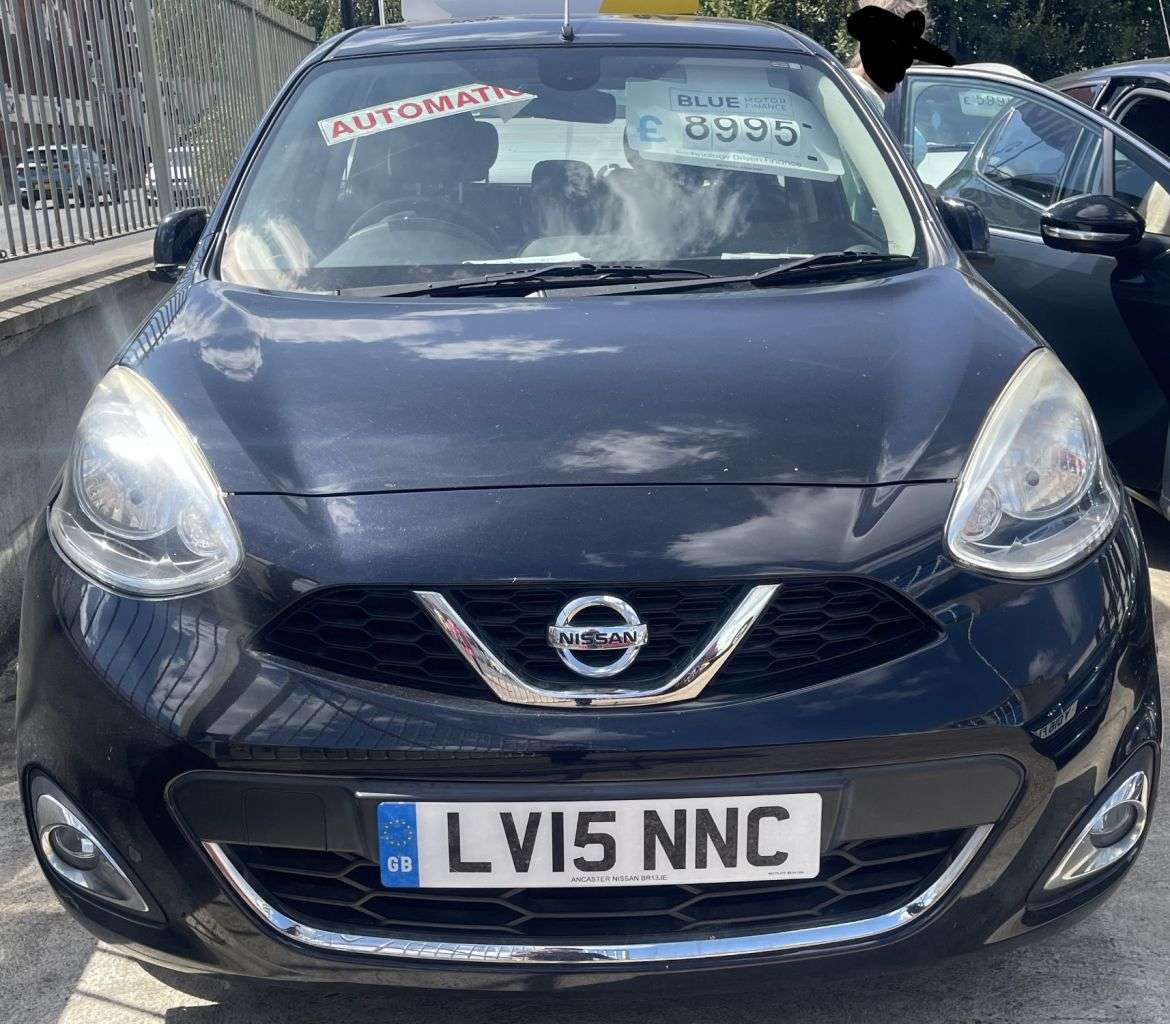 A 2015 NISSAN MICRA AUTOMATIC 1.2 DIG-S Tekna Hatchback 5dr Petrol CVT Euro 5 (s/s) (98 ps) CRU A 2015 NISSAN MICRA AUTOMATIC 1.2 DIG-S Tekna Hatchback 5dr Petrol CVT Euro 5 (s/s) (98 ps) CRU
