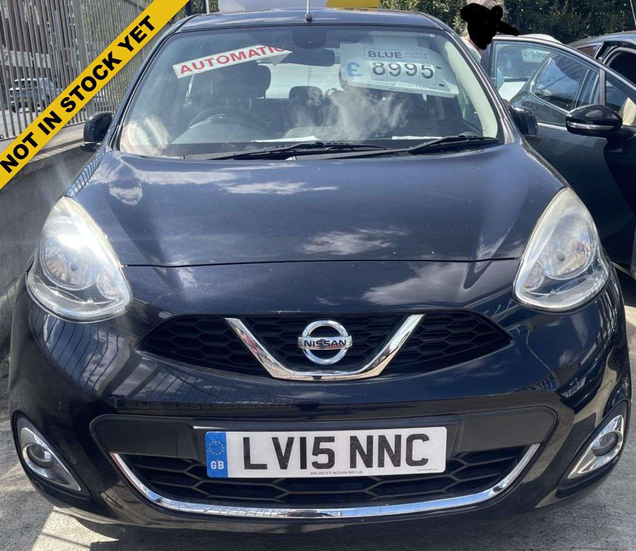 A 2015 NISSAN MICRA AUTOMATIC 1.2 DIG-S Tekna Hatchback 5dr Petrol CVT Euro 5 (s/s) (98 ps) CRU A 2015 NISSAN MICRA AUTOMATIC 1.2 DIG-S Tekna Hatchback 5dr Petrol CVT Euro 5 (s/s) (98 ps) CRU