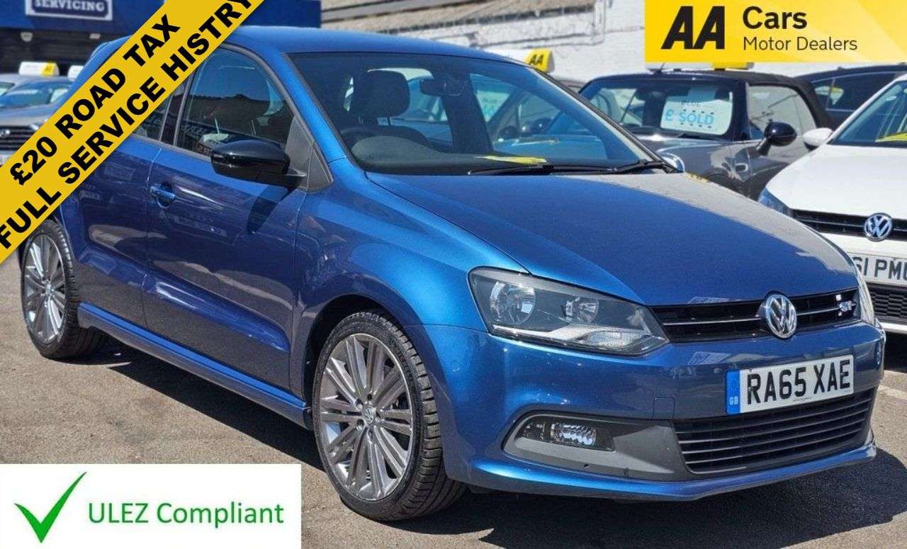 A 2016 VOLKSWAGEN POLO 1.4 TSI BlueMotion Tech ACT BlueGT Hatchback 5dr Petrol Manual Euro 6 (s/s) A 2016 VOLKSWAGEN POLO 1.4 TSI BlueMotion Tech ACT BlueGT Hatchback 5dr Petrol Manual Euro 6 (s/s)