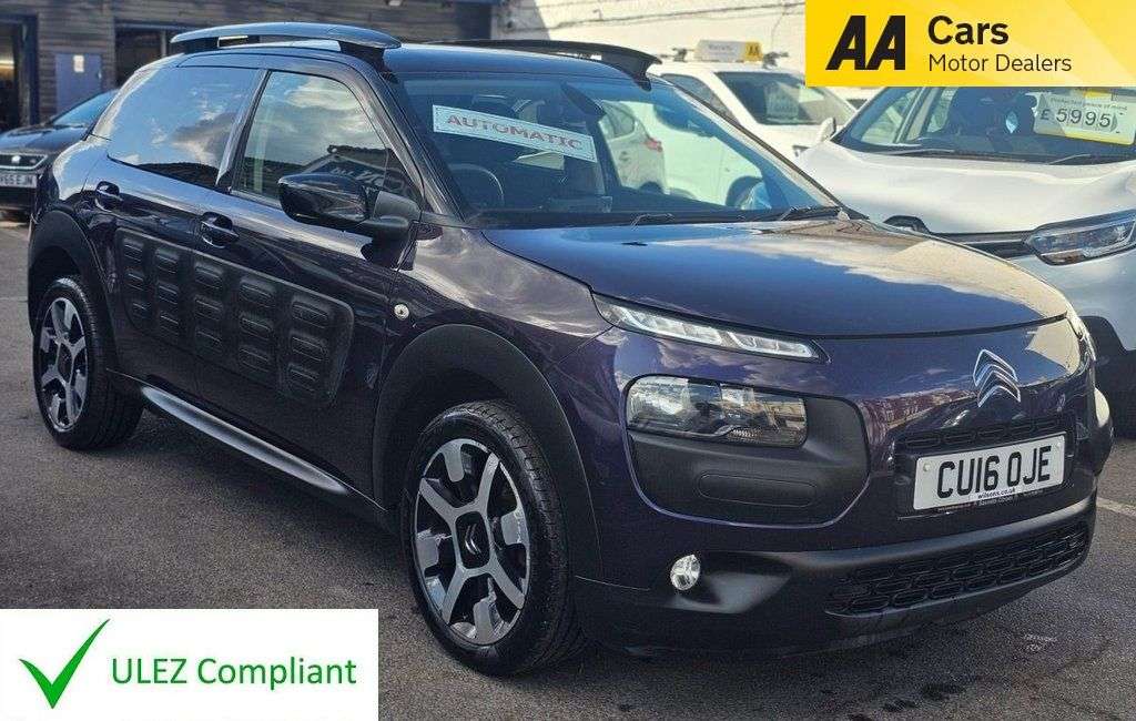 A 2016 CITROEN C4 CACTUS AUTOMATIC 1.2 PureTech Flair Hatchback 5dr Petrol ETG5 Euro 6 (s/s) (82 ps) A 2016 CITROEN C4 CACTUS AUTOMATIC 1.2 PureTech Flair Hatchback 5dr Petrol ETG5 Euro 6 (s/s) (82 ps)