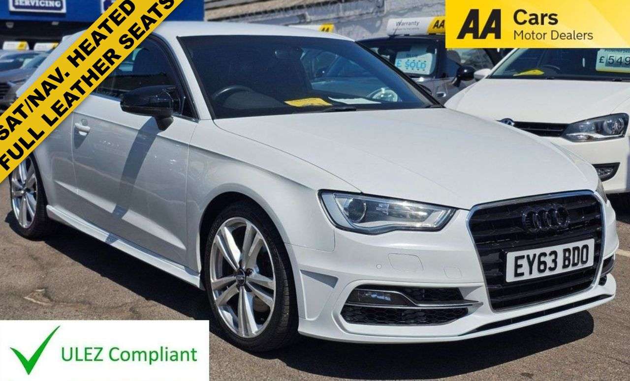 A 2013 AUDI A3 AUTOMATIC 1.8 TFSI S line Hatchback 3dr Petrol S Tronic Euro 6 (s/s) (180 p A 2013 AUDI A3 AUTOMATIC 1.8 TFSI S line Hatchback 3dr Petrol S Tronic Euro 6 (s/s) (180 p