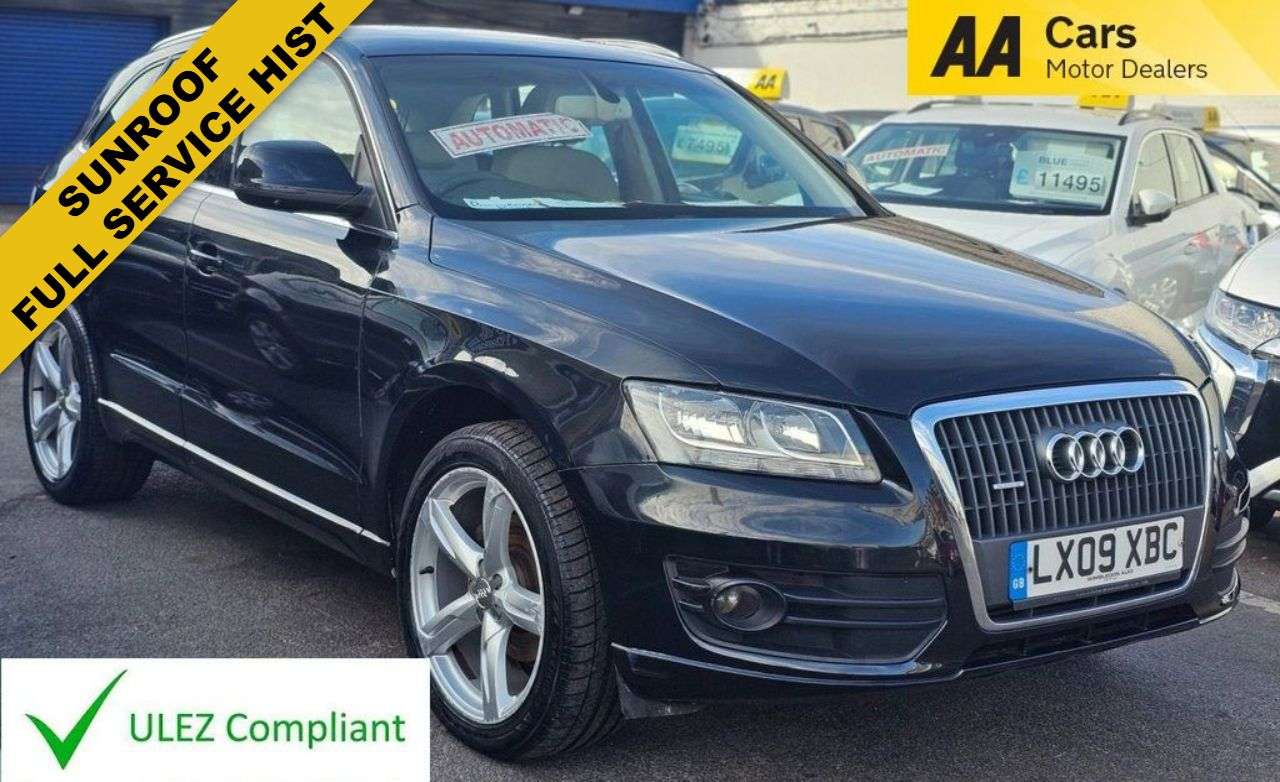 A 2009 AUDI Q5 AUTOMATIC 2.0 TFSI SE SUV 5dr Petrol S Tronic quattro Euro 4 (211 ps) FULL A 2009 AUDI Q5 AUTOMATIC 2.0 TFSI SE SUV 5dr Petrol S Tronic quattro Euro 4 (211 ps) FULL