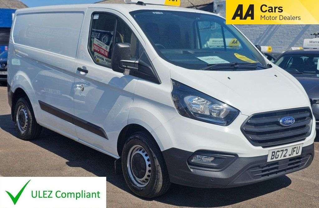 A 2022 FORD TRANSIT CUSTOM 2.0 300 EcoBlue Leader Panel Van 5dr Diesel Manual L1 H1 Euro 6 (s/s) (105 A 2022 FORD TRANSIT CUSTOM 2.0 300 EcoBlue Leader Panel Van 5dr Diesel Manual L1 H1 Euro 6 (s/s) (105