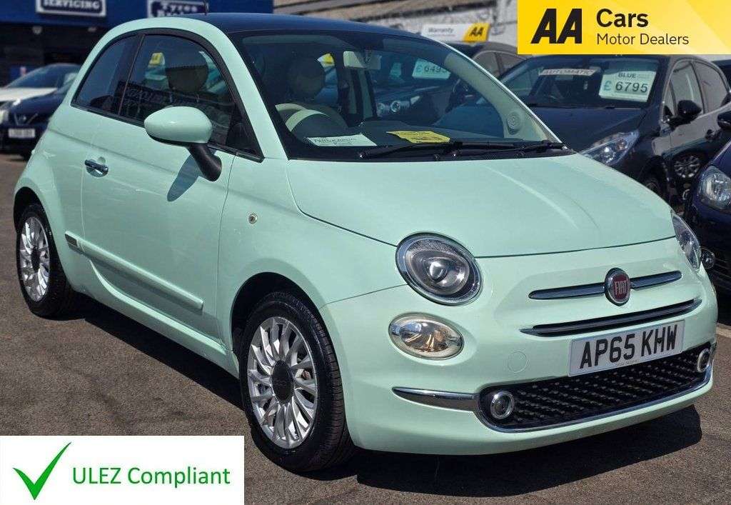 A 2016 FIAT 500 1.2 Lounge Hatchback 3dr Petrol Manual Euro 6 (s/s) (69 bhp) £20 ROAD TAX A A 2016 FIAT 500 1.2 Lounge Hatchback 3dr Petrol Manual Euro 6 (s/s) (69 bhp) £20 ROAD TAX A