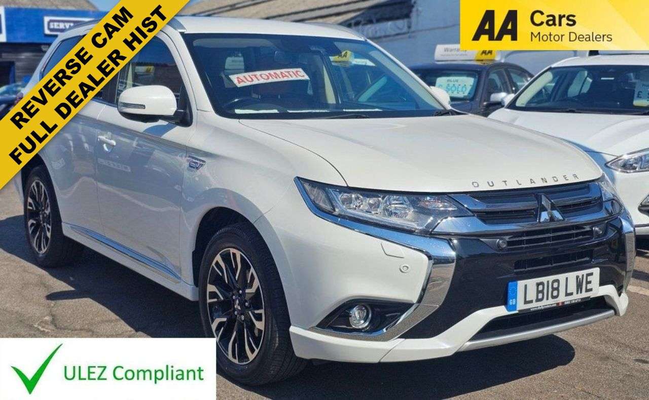 A 2018 MITSUBISHI OUTLANDER AUTOMATIC 2.0h 12kWh 5hs SUV 5dr Petrol Plug-in Hybrid CVT 4WD Euro 6 (s/s) A 2018 MITSUBISHI OUTLANDER AUTOMATIC 2.0h 12kWh 5hs SUV 5dr Petrol Plug-in Hybrid CVT 4WD Euro 6 (s/s)