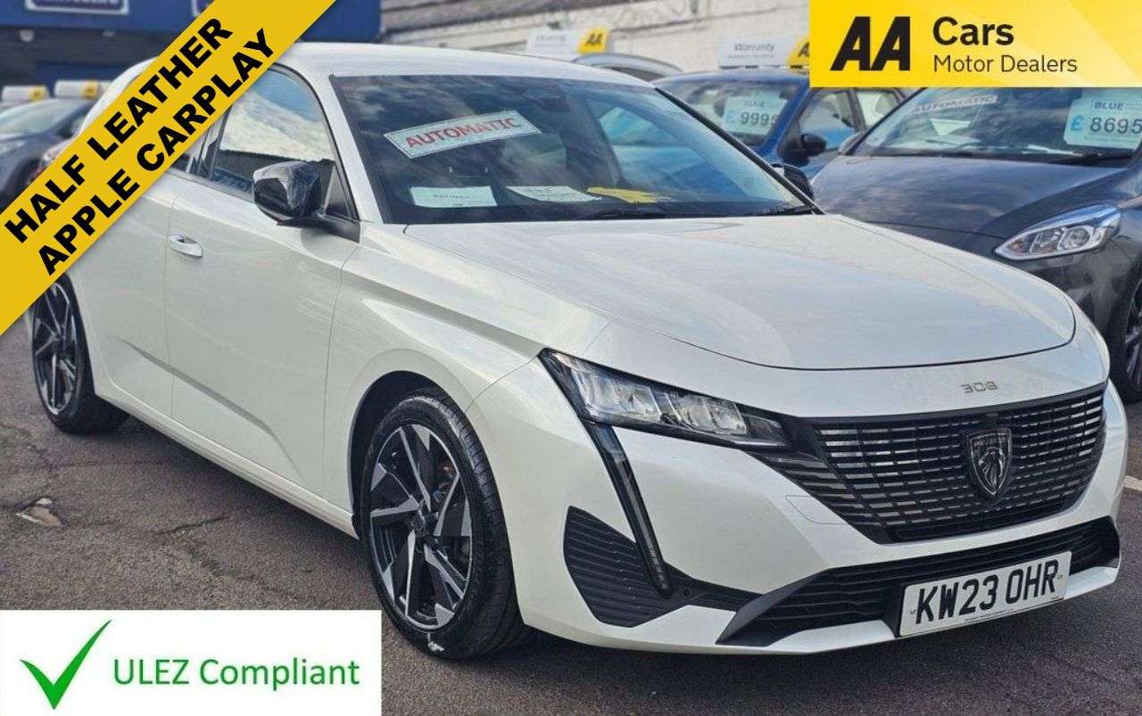 A 2023 PEUGEOT 308 1.2 PureTech Allure Premium Hatchback 5dr Petrol EAT Euro 6 (s/s) (130 ps) A 2023 PEUGEOT 308 1.2 PureTech Allure Premium Hatchback 5dr Petrol EAT Euro 6 (s/s) (130 ps)