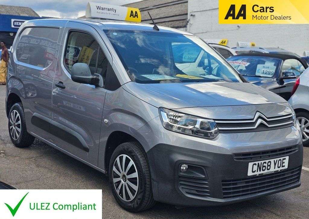 A 2019 CITROEN BERLINGO 1.6 BlueHDi 650 Enterprise M Panel Van 5dr Diesel Manual SWB Euro 6 (75 ps) A 2019 CITROEN BERLINGO 1.6 BlueHDi 650 Enterprise M Panel Van 5dr Diesel Manual SWB Euro 6 (75 ps)