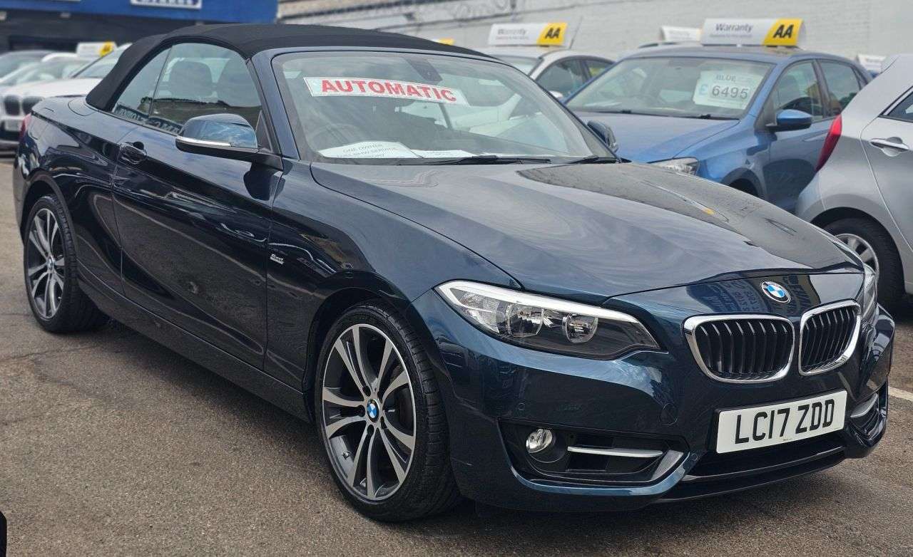 A 2017 BMW 2 SERIES AUTOMATIC 1.5 218i Sport Convertible 2dr Petrol Euro 6 (s/s) (136 ps) ONE O A 2017 BMW 2 SERIES AUTOMATIC 1.5 218i Sport Convertible 2dr Petrol Euro 6 (s/s) (136 ps) ONE O