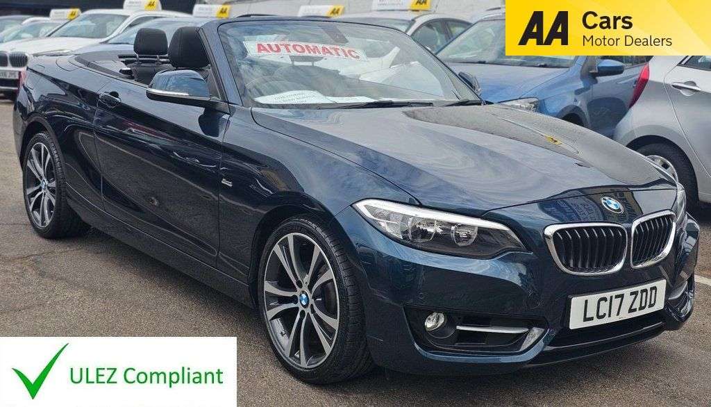 A 2017 BMW 2 SERIES AUTOMATIC 1.5 218i Sport Convertible 2dr Petrol Euro 6 (s/s) (136 ps) ONE O A 2017 BMW 2 SERIES AUTOMATIC 1.5 218i Sport Convertible 2dr Petrol Euro 6 (s/s) (136 ps) ONE O