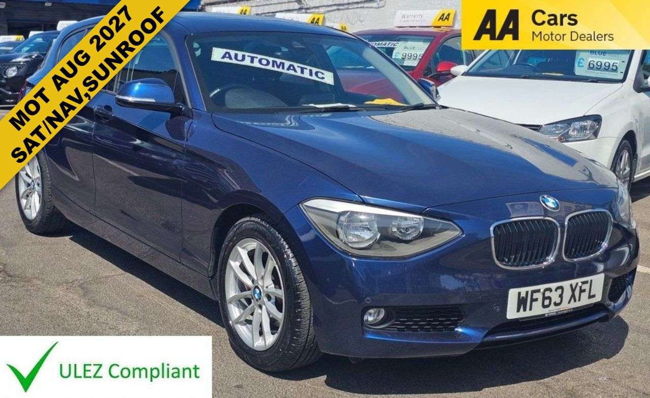 A 2013 BMW 1 SERIES 1.6 118i SE Hatchback 5dr Petrol Auto Euro 6 (s/s) (170 ps) AIR CONDITIONIN A 2013 BMW 1 SERIES 1.6 118i SE Hatchback 5dr Petrol Auto Euro 6 (s/s) (170 ps) AIR CONDITIONIN