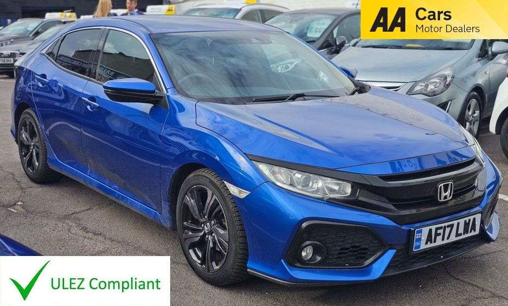 A 2017 HONDA CIVIC AUTOMATIC 1.0 VTEC Turbo SR Hatchback 5dr Petrol CVT Euro 6 (s/s) (129 ps) A 2017 HONDA CIVIC AUTOMATIC 1.0 VTEC Turbo SR Hatchback 5dr Petrol CVT Euro 6 (s/s) (129 ps)
