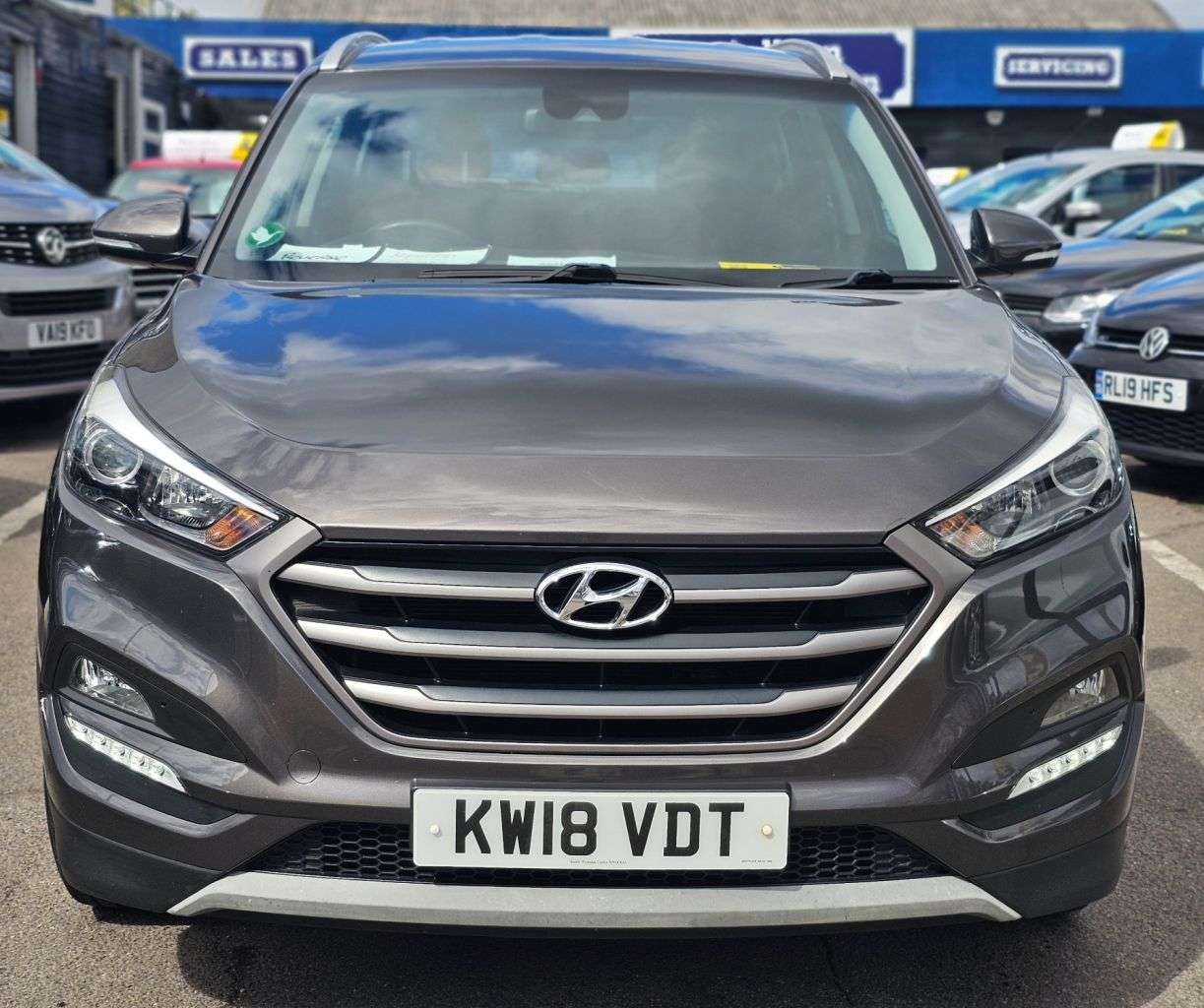 A 2018 HYUNDAI TUCSON 1.6 GDi Blue Drive SE Nav SUV 5dr Petrol Manual Euro 6 (s/s) (132 ps) REAR A 2018 HYUNDAI TUCSON 1.6 GDi Blue Drive SE Nav SUV 5dr Petrol Manual Euro 6 (s/s) (132 ps) REAR