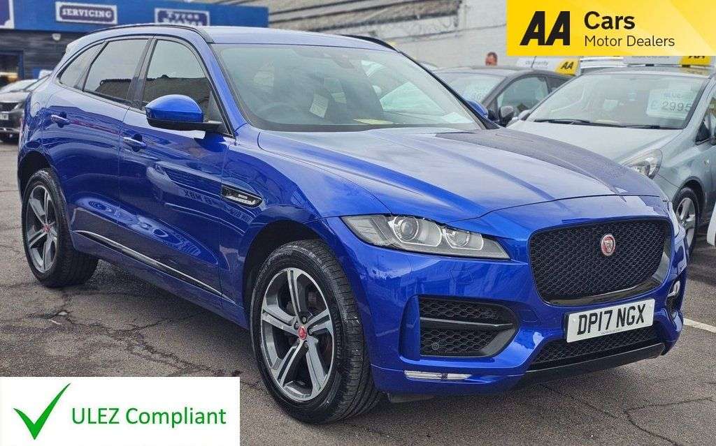 A 2017 JAGUAR F-PACE AUTOMATIC 2.0 P250i R-Sport SUV 5dr Petrol AWD Euro 6 (s/s) (250 ps) FULL L A 2017 JAGUAR F-PACE AUTOMATIC 2.0 P250i R-Sport SUV 5dr Petrol AWD Euro 6 (s/s) (250 ps) FULL L