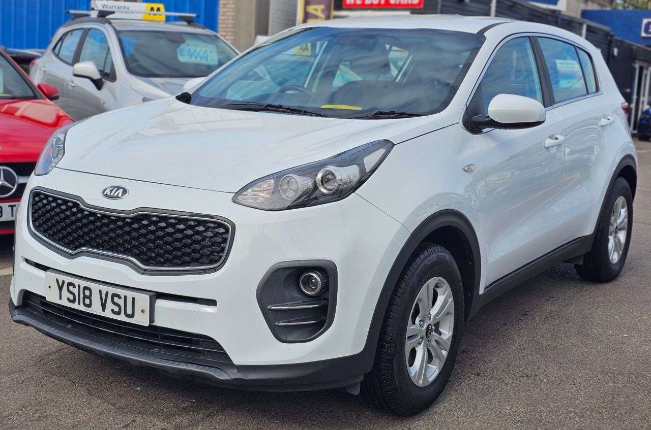 A 2018 KIA SPORTAGE 1.6 GDi 1 SUV 5dr Petrol Manual Euro 6 (s/s) (130 bhp) MOT 28/04/2027,6 SPE A 2018 KIA SPORTAGE 1.6 GDi 1 SUV 5dr Petrol Manual Euro 6 (s/s) (130 bhp) MOT 28/04/2027,6 SPE