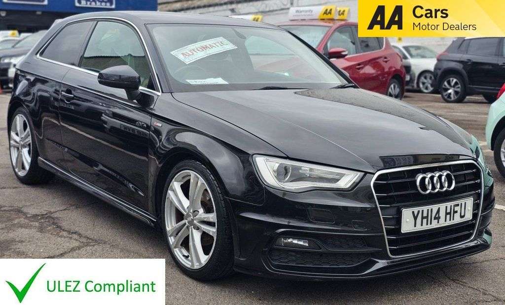 A 2014 AUDI A3 1.2 TFSI S line Hatchback 3dr Petrol S Tronic Euro 5 (s/s) (105 ps) SPORTS A 2014 AUDI A3 1.2 TFSI S line Hatchback 3dr Petrol S Tronic Euro 5 (s/s) (105 ps) SPORTS