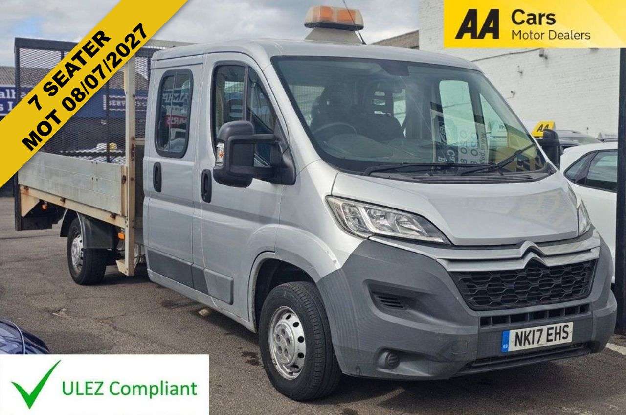 A 2017 CITROEN RELAY 2.0 BlueHDi 35 Chassis Double Cab 4dr Diesel Manual L3 Euro 6 (130 ps) 3 MA A 2017 CITROEN RELAY 2.0 BlueHDi 35 Chassis Double Cab 4dr Diesel Manual L3 Euro 6 (130 ps) 3 MA